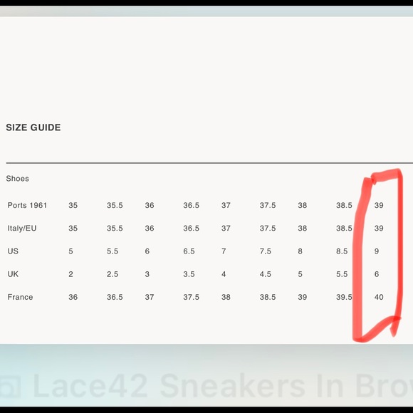 NEW! PORTS 1961 Sneakers - Picture 12 of 12